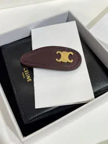Celine Arc de Triomphe logo water drop bread hairpin-3564  