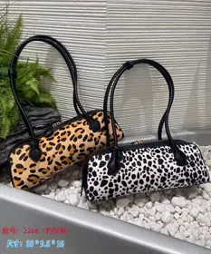 Alaia Le Teckel new single-shoulder leopard print dachshund bag-5838  